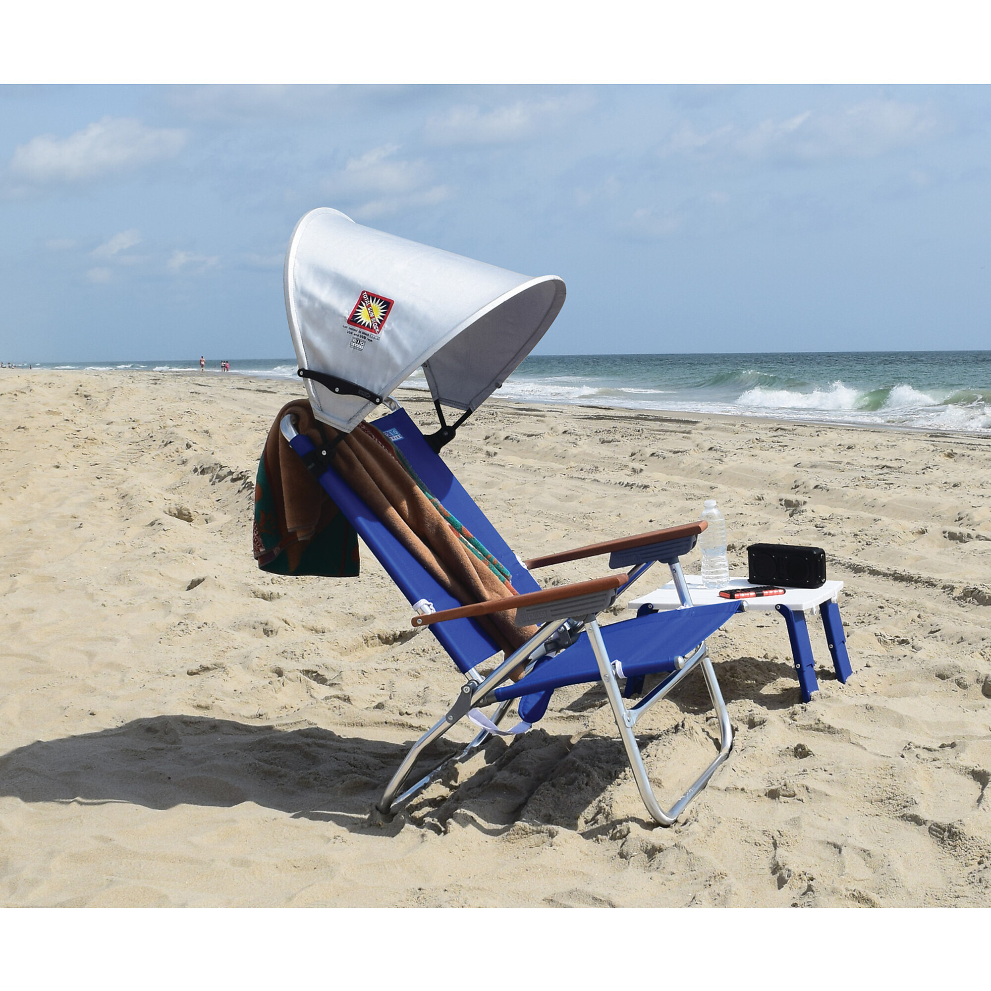 TSBCAN-1 Rio Beach MyCanopy Personal Chair Sun Shade with TOTAL SUN BLOCK™